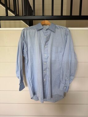 Vintage Woodward - Light Blue Men's Dress Shirt